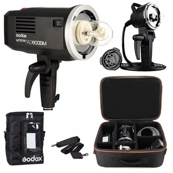 

Godox AD600BM Manual Version HSS 1/8000s 600W GN87 Outdoor Flash Light (Bowens Mount) with Battery bag suitcase for Canon Nikon