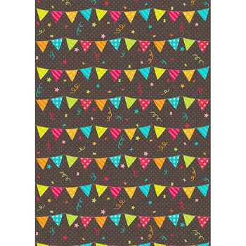 

LIFE MAGIC BOX Backdrops Party Colorful Flags Background New Year 2019