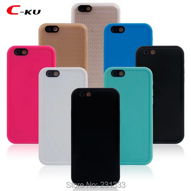 C-ku Водонепроницаемый Мягкий чехол из ТПУ для Iphone X XS 8 7 PLUS 6 6S SE 5 5S защитный