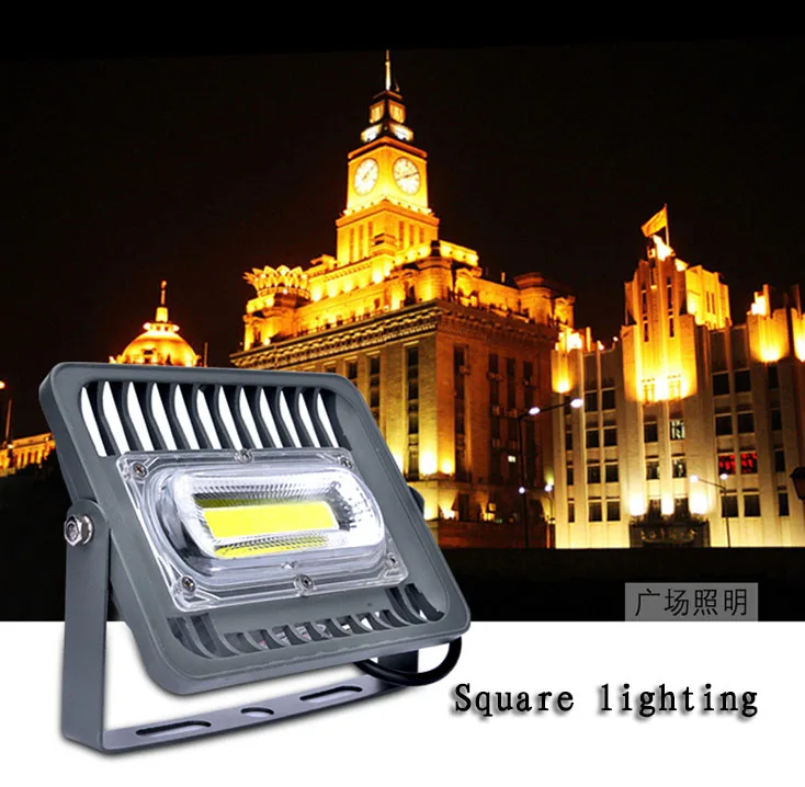 Светодиодный прожектор светильник IP65 водонепроницаемый 30W 50W 100W 220V 230V 110V заливающее светильник Точечный светильник напольный светильник сада проектор Светодиодный точечный светильник
