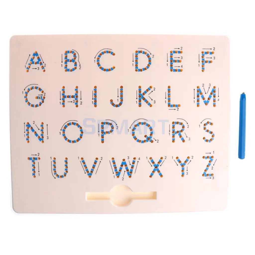 Magnetic Drawing Board Magnet Tablet Alphabet A to Z Educational Doodle Sketch Writing Pad Toddler Baby Developmental Toy