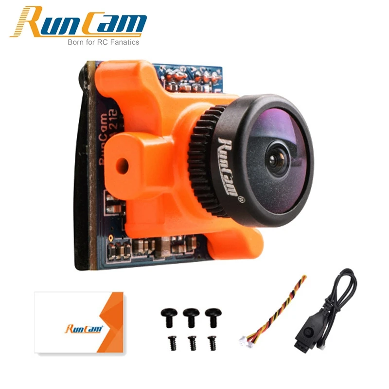 

RunCam Micro Sparrow WDR 700TVL 1/3 CMOS 2.1mm FOV 145 Degree 16:9 FPV Action Camera NTSC / PAL Switchable for RC Drone