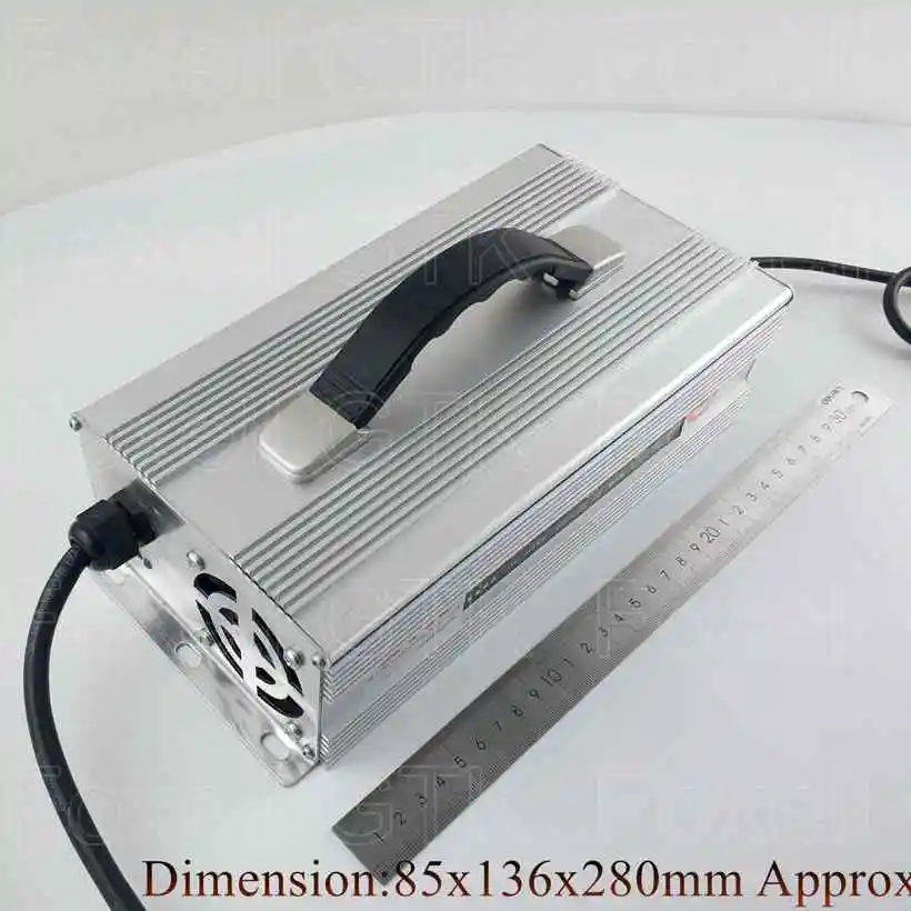 GTK Quick charge 48v 10A smart charger 16s 58.4v 52v lifepo4 charger DC for 48v 20ah 48v 30ah 40ah electric vehicles bike Alloy (1)