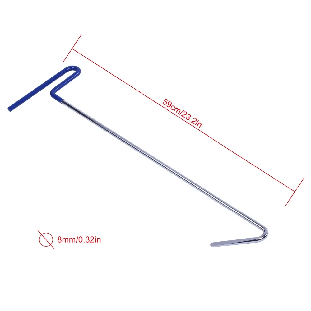 Супер PDR инструменты 11 шт. Синий Профессиональный Лом крючки стержни PDR крюк стержни Нержавеющая сталь Авто безболезненные вмятин ремонтные Инструменты Наборы