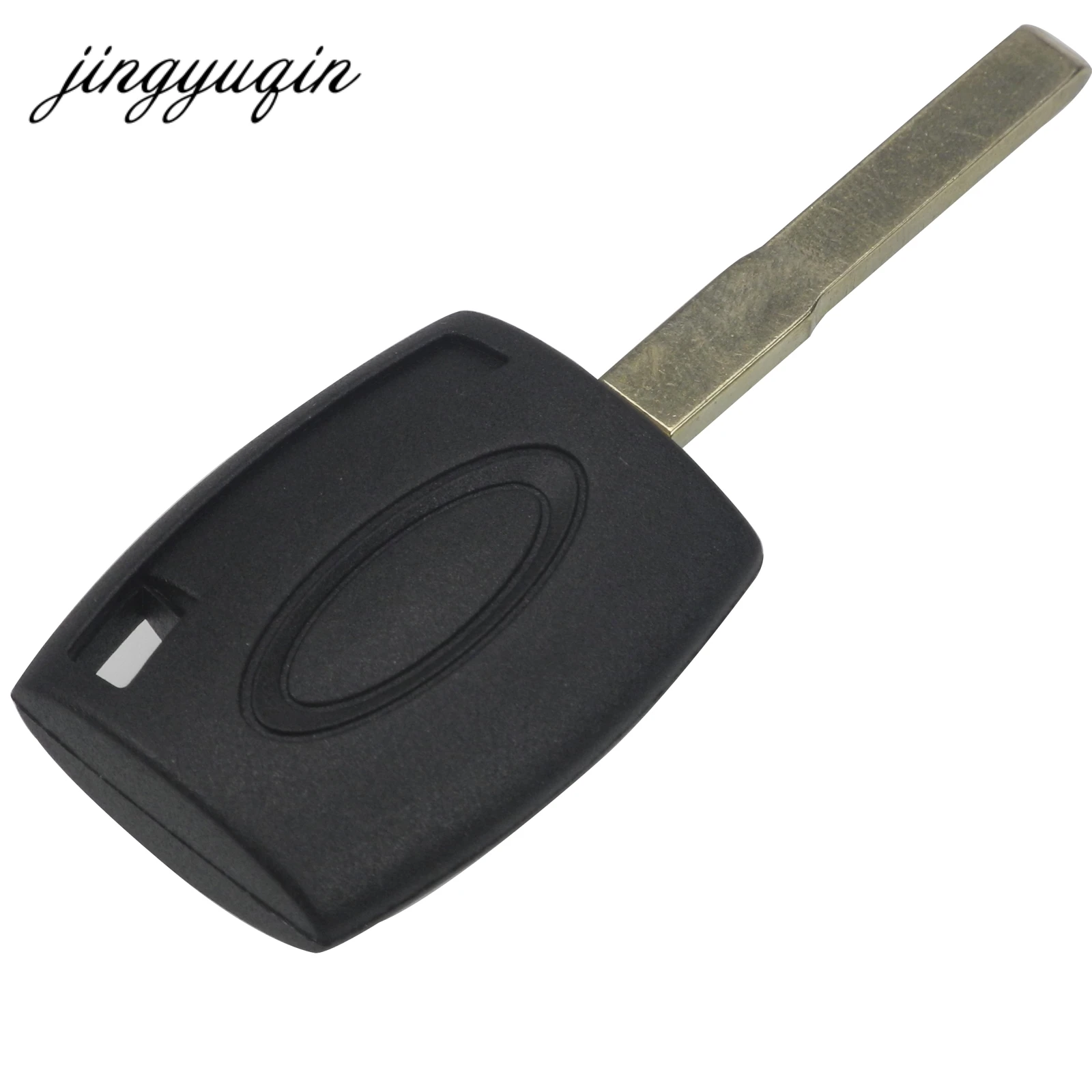 jingyuqin 50PCS/LOT HU101 BLANK TRANSPONDER KEY SHELL CASE FOR FORD FOCUS AS REPLACEMENT CASE