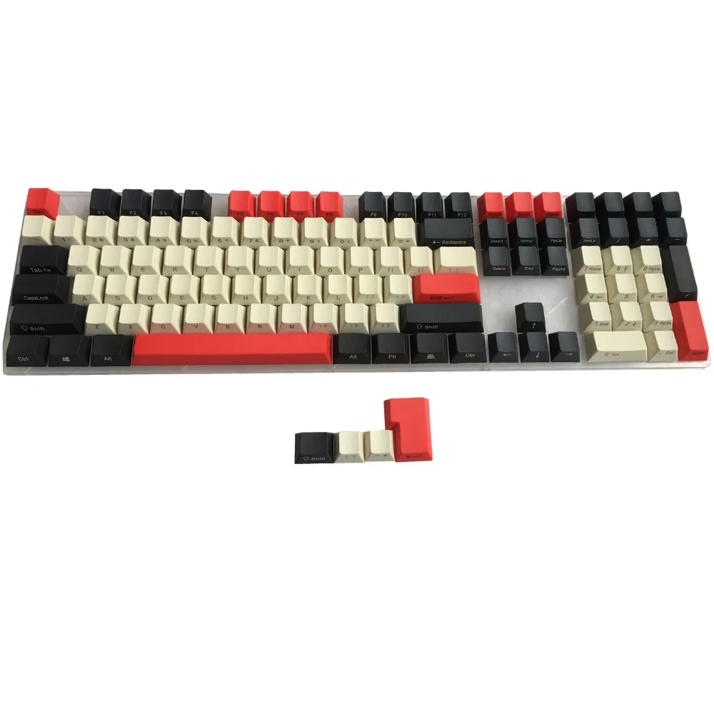 Колпачок для клавиш PBT ISO ANSI боковая/Передняя печать Набор колпачков Cherry MX TKL
