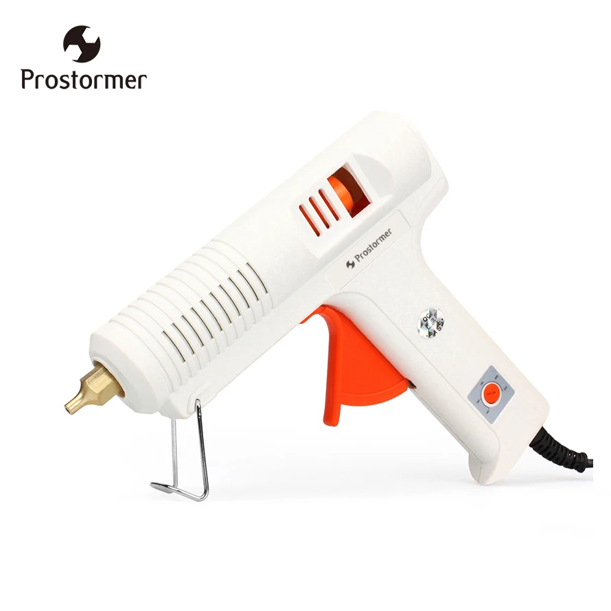 

PROSTORMER 150W Hot Melt Glue Gun 100-240V High Power Glue Tool 140-220 Degrees Adjustable Temperature Repair Tool Tools S-801