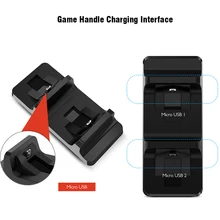 MYOHYA двойной зарядка через usb Зарядка Док-станция Подставка для PS4 PlayStation игровая контроллер Зарядное устройство Подставка под смартфон для PS 4 Зарядное устройство