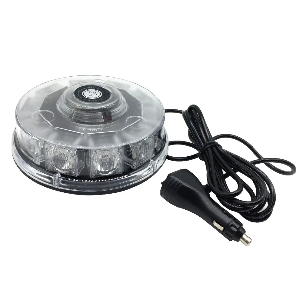 LED Waterproof Red Yellow Blue DC12V Car Truck Police Strobe Warning