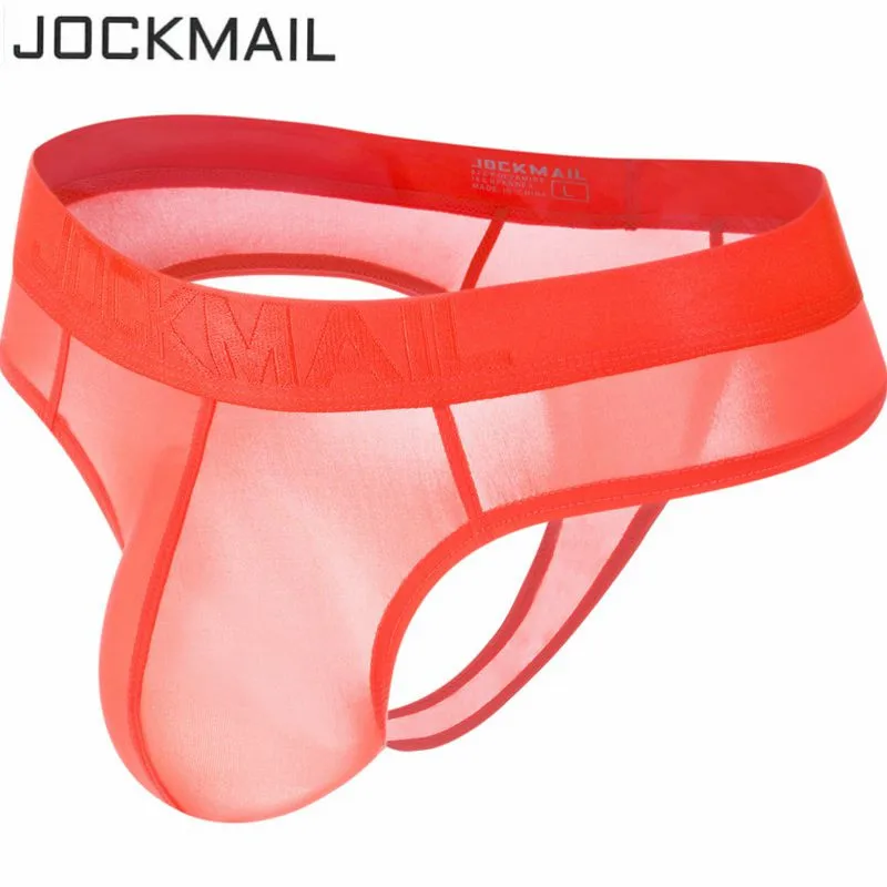 JOCKMAIL мужские трусы сексуальное мужское нижнее белье чехол для пениса нейлон
