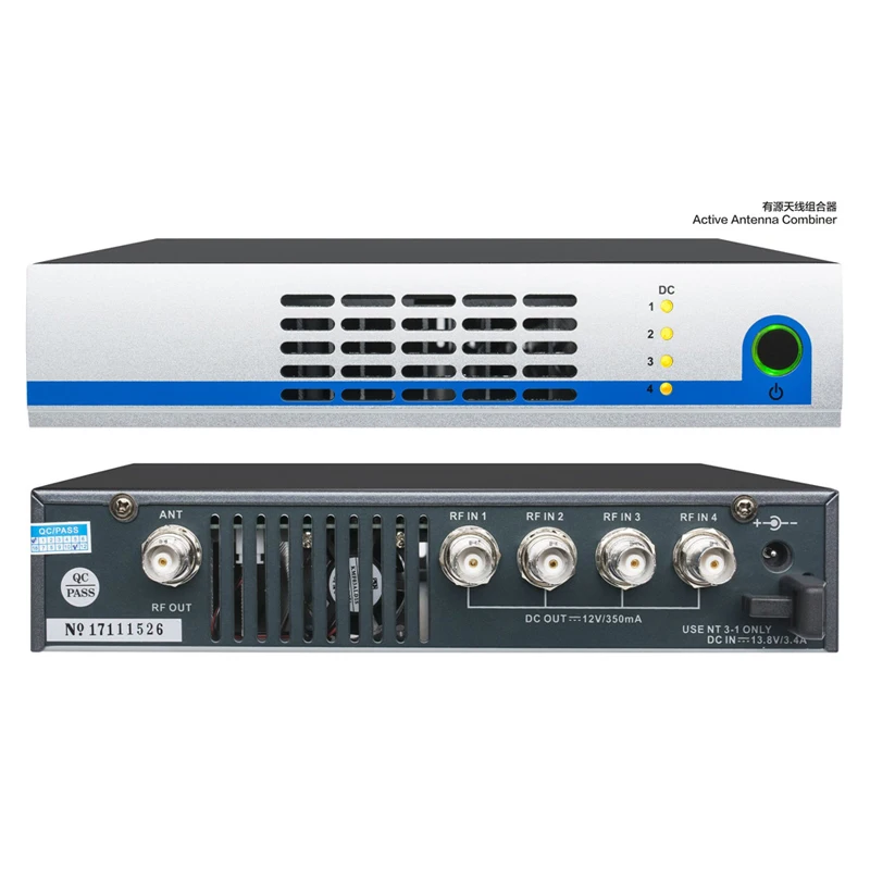 

Active Antenna Combiner AC4 UHF for Professional Stage Show antenna power amplifier antenna splitter distruibe system AC3200