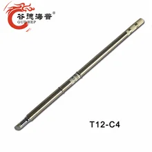 Gudhep T12 Soldering Iron Tips T12-C4 Replacement Tips for FX950 FX951 Soldering Rework Station