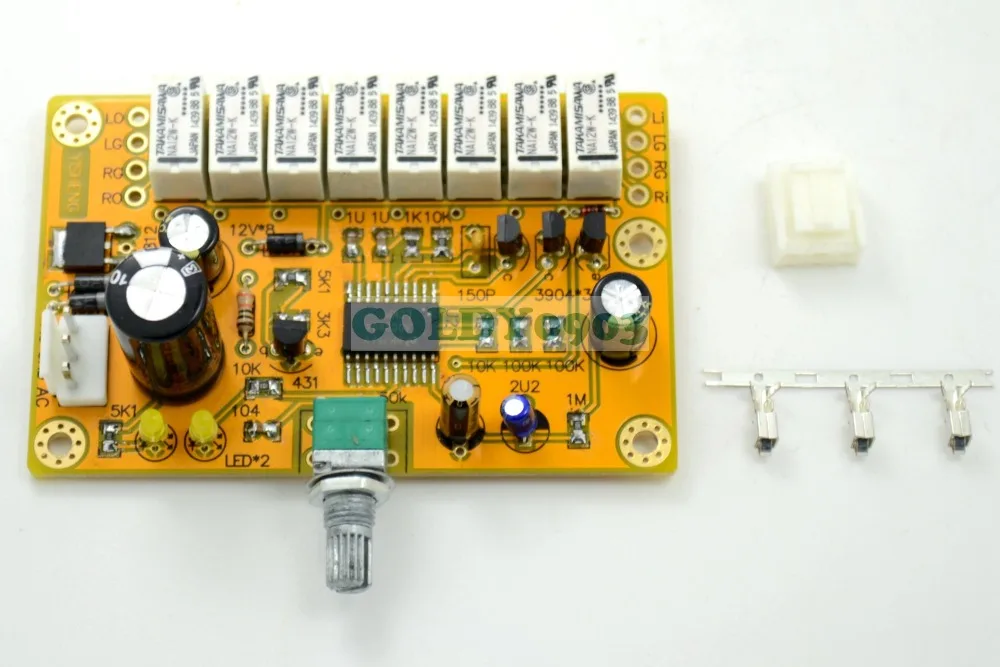 

YS HIFI 2-Channel Relay Volume Control Board Potentiometer ALPS AC12V-18V