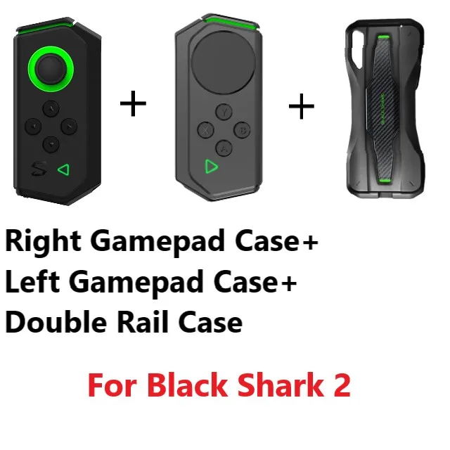 Чехол для геймпада Xiaomi Black Shark 2 в форме зажима, портативный игровой контроллер, механический чехол для соединения с рейкой BlackShark 2 - Цвет: 3 Sets Black Shark 2