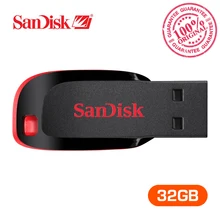 Оригинальный SanDisk usb флэш-накопитель Cruzer blade U диска CZ50 32 ГБ ручка накопители USB 2.0 Memory Stick SDCZ50