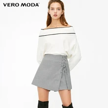 Vero Moda Женские клетчатые повседневные шорты на шнуровке | 318315529