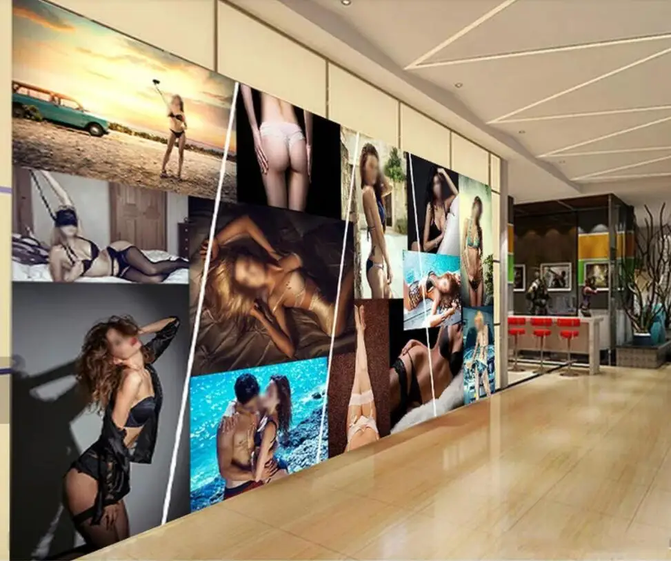 

Sexy beauty poster background wall decoration mural wallpaper