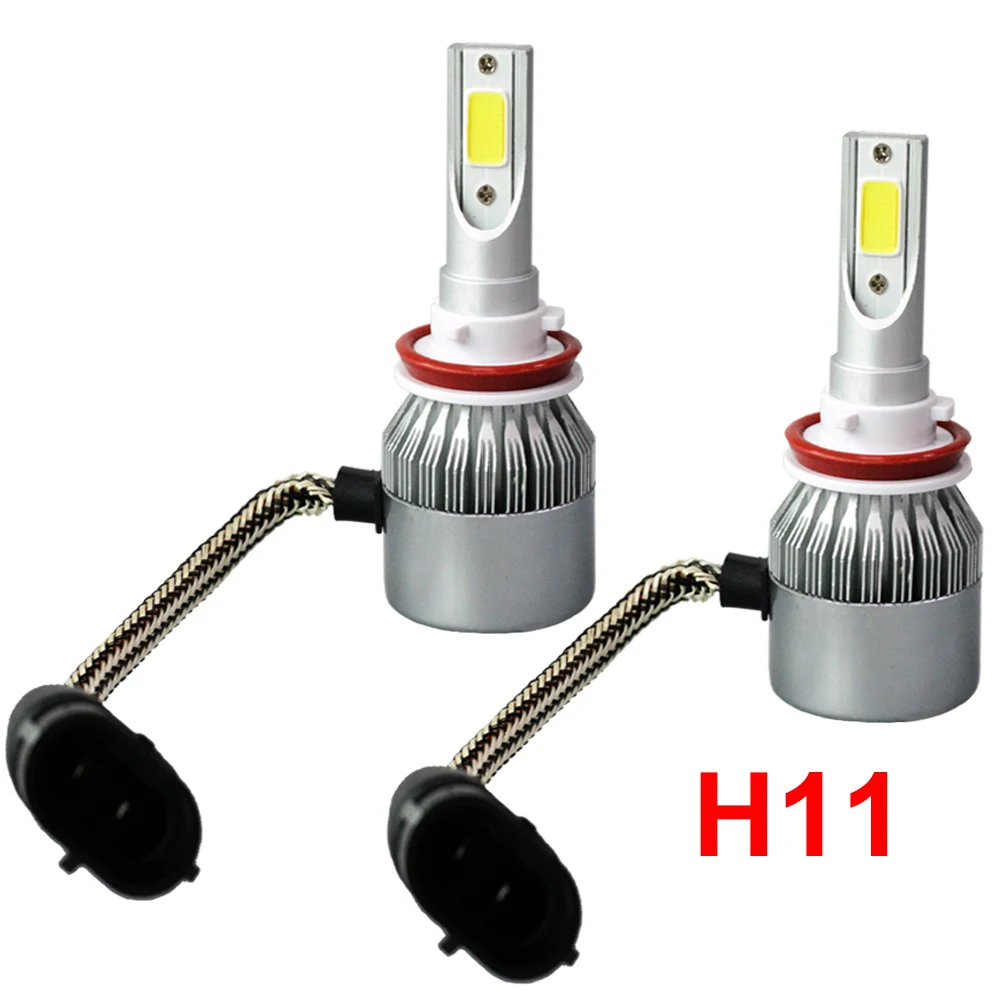 Авто лампы светодиодный H7 H4 H11 H1 H3 9005 9006 HB2 HB3 HB4 светодиодный Автомобильные фары высокого низкого луча противотуманная фара лампа стайлинга автомобилей