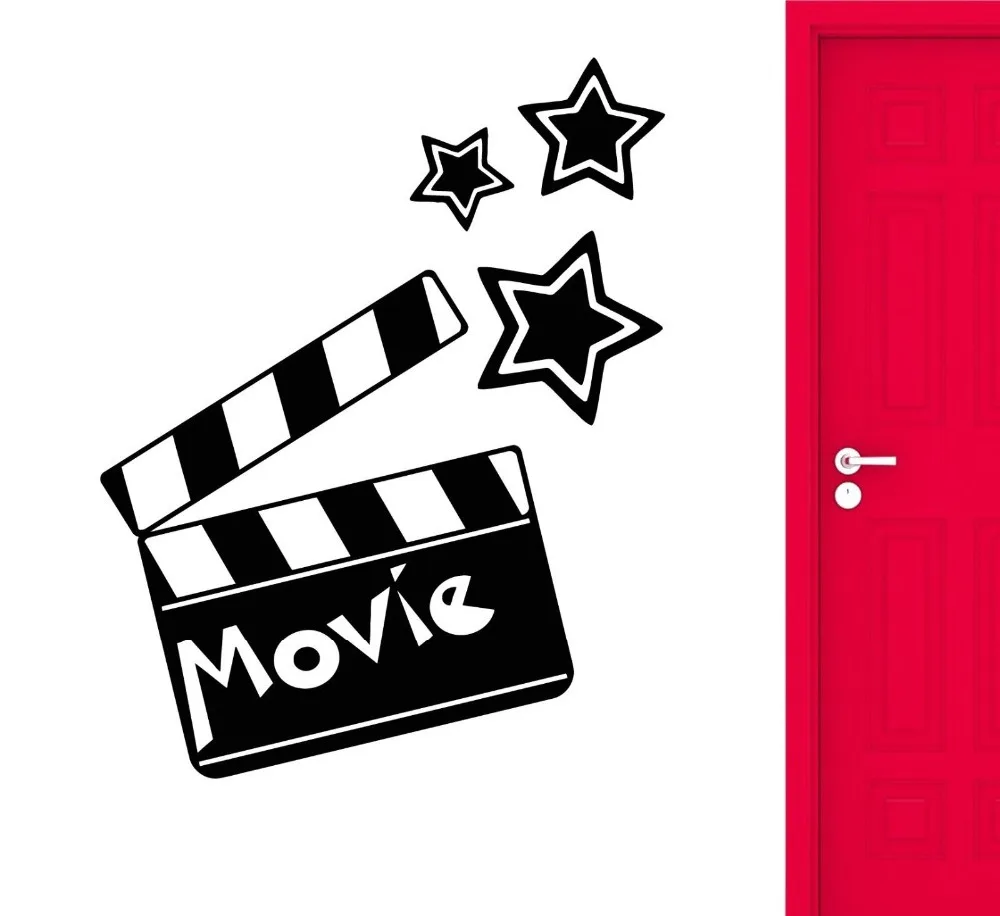Movie Wall Stickers Director Film Cinema Filming Vinyl Decalin Wall