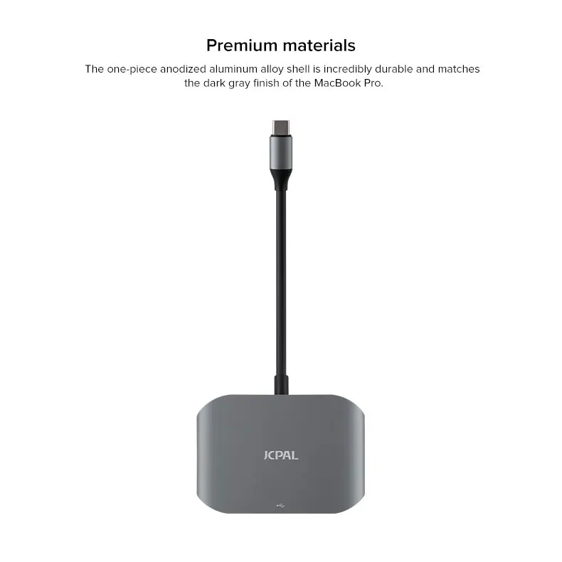 JCPAL USB C VGA и 2 порта адаптер с 1 портом 3 0 сплиттер переключатель Type 1920*1200