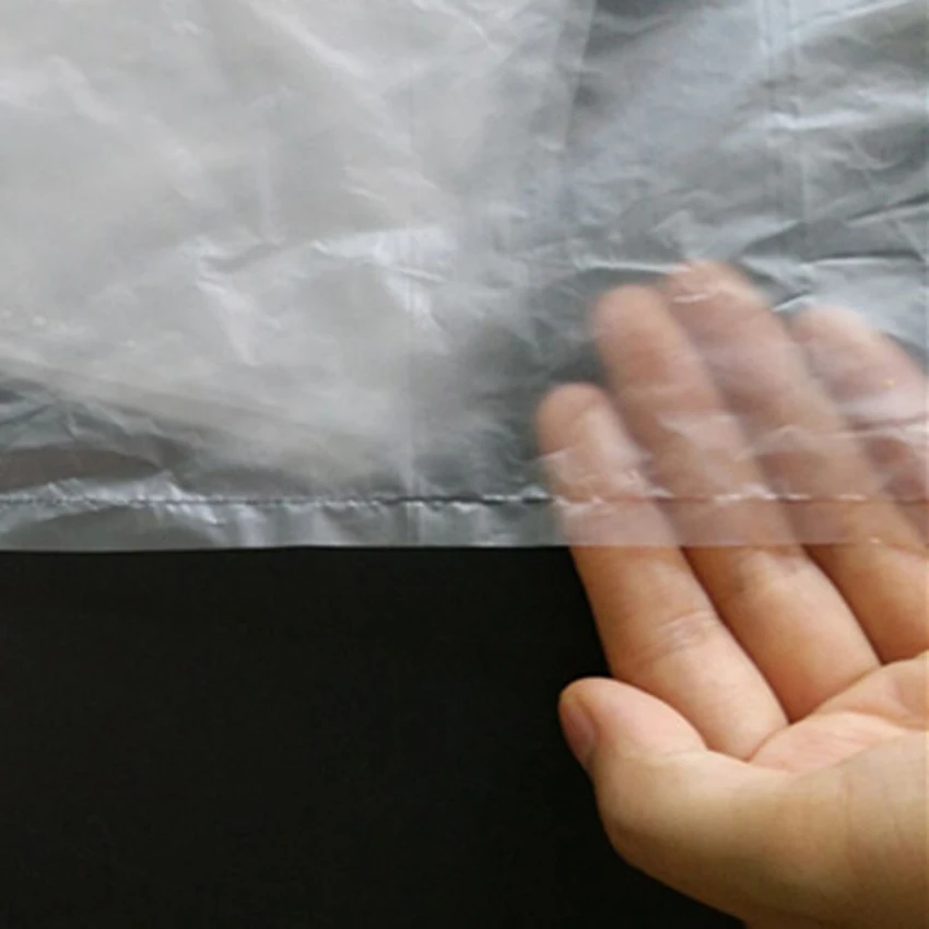 Матовый упаковочный пакет PO/HDPE/полиолефин прозрачные плоские карманы размеры