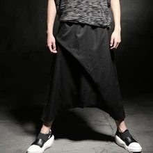 Новинка мужская одежда GD haren штаны с мотней повседневные штаны-модные стильные брюки для парикмахера