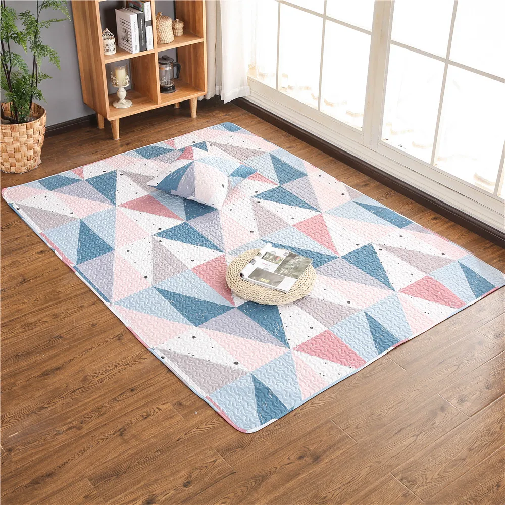 

Cotton Japanese-style home crawling carpet tatami mat anti-slip blanket cotton moisture-proof mat bedroom bedside rug yoga mat