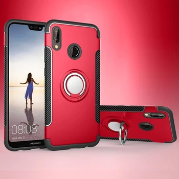 

100pcs Magnet Holder Rugged Car Ring Shockproof Case Cover For Huawei P40 P30 P20 Mate 30 20 X Pro Lite Nova 6 SE Y9 Y5 Hybrid