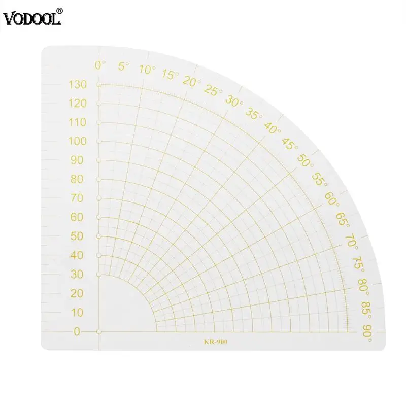 VODOOL веерообразная линейка для швов и лоскутного шитья скрапбукинга режущий