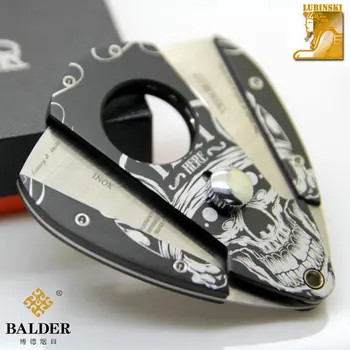 

LUBINSKI Lighters & Smoking Accessories,Cigar Accessories,metal Cigar Cutter,Cigar scissors,Men's gift
