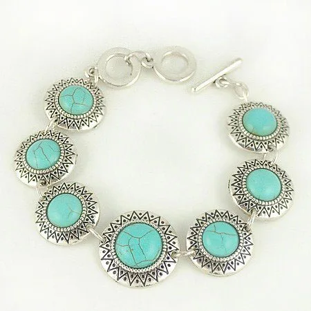 Free Shipping Antique Silver Alloy Carved Pattern ...