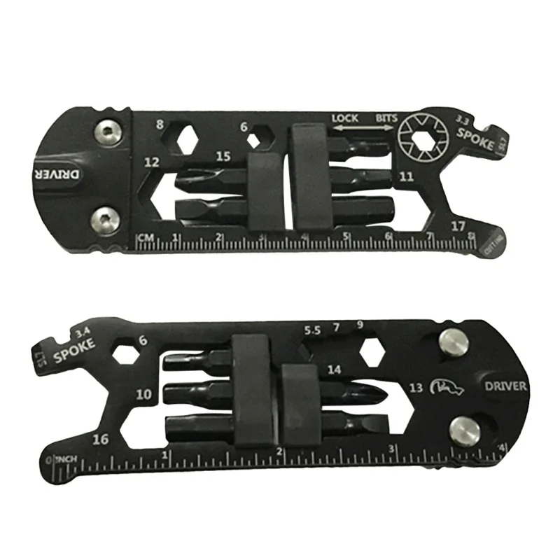 

30 In 1 Portable EDC Gadget Outdoor Equipment Camping Key Ring Supplies Bottle Opener Multifunction Tools