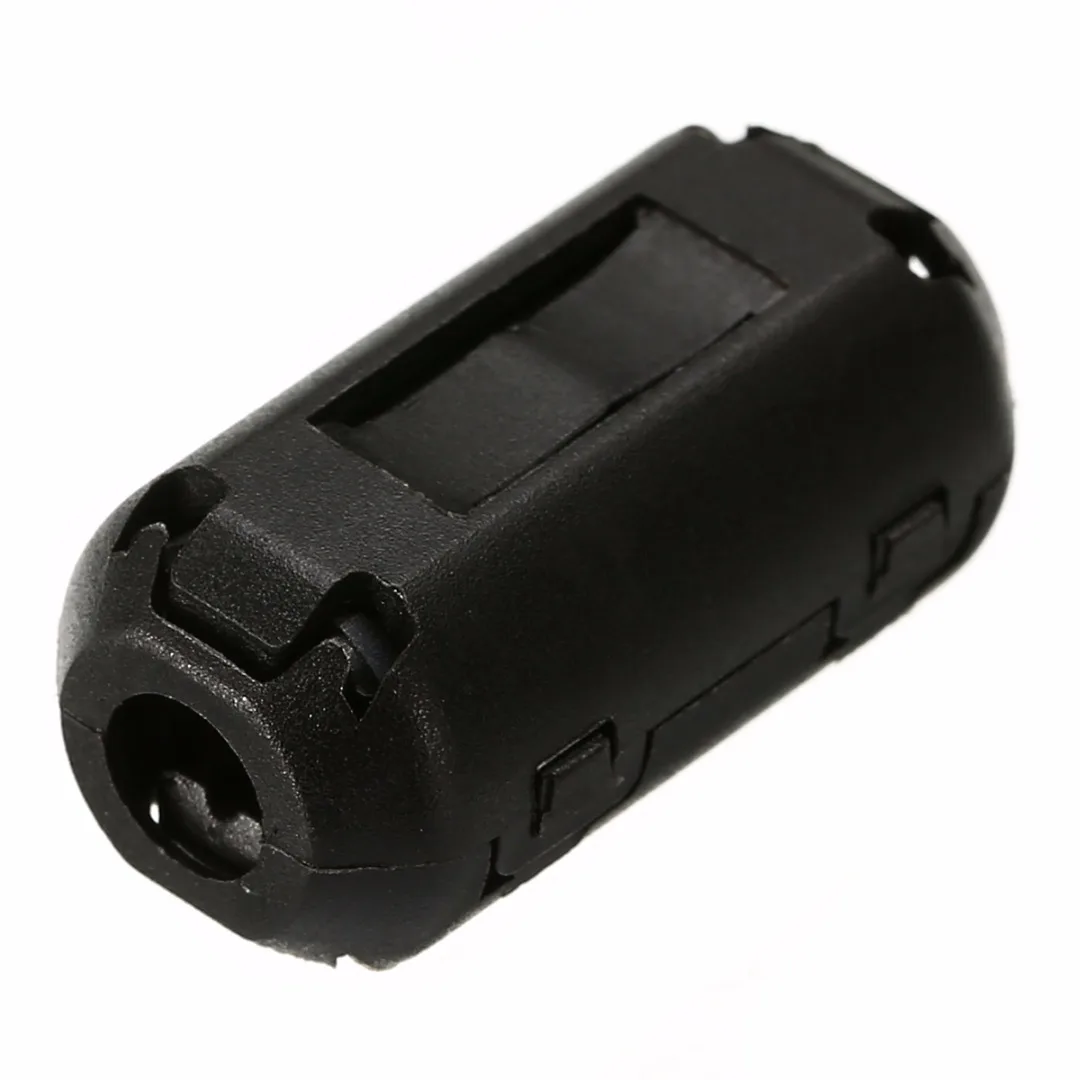 

5pcs Ferrite Core Filters 3.5mm Noise Suppressor EMI RFI Clip Choke Ferrite Core Cable Filter For Power Cord AV Cable