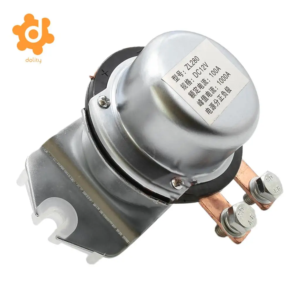 12V 100Amp Solenoid Relay Battery Isolation Switch Continuous Duty