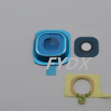 Сзади Камера Стекло крышка объектива для Samsung Galaxy S6 g920 G920F g920a США яркий синий 5 шт