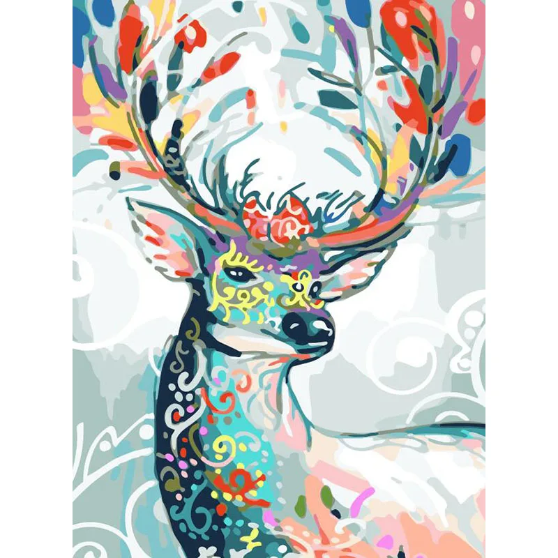 

Lucky deer Hand Made Paint High Quality Canvas Beautiful Painting By Numbers Surprise Gift Great Accomplishment