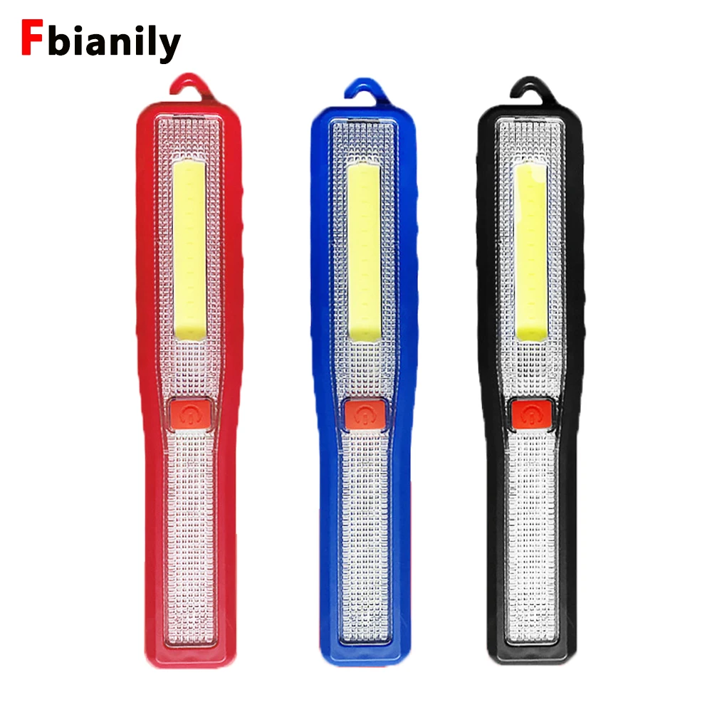 

Multifunctional COB Work Light Outdoor Flashlight Car Plastic Pen Magnet Maintenance Light Inspection Light