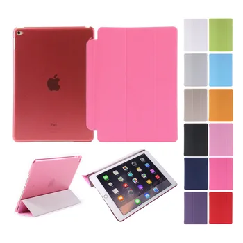 

200pcs/lot gligle PC+PU Leather Ultra-thin Case Cover for iPad air 2 (for iPad 6) Tablet Case with Sleep/Wake Function