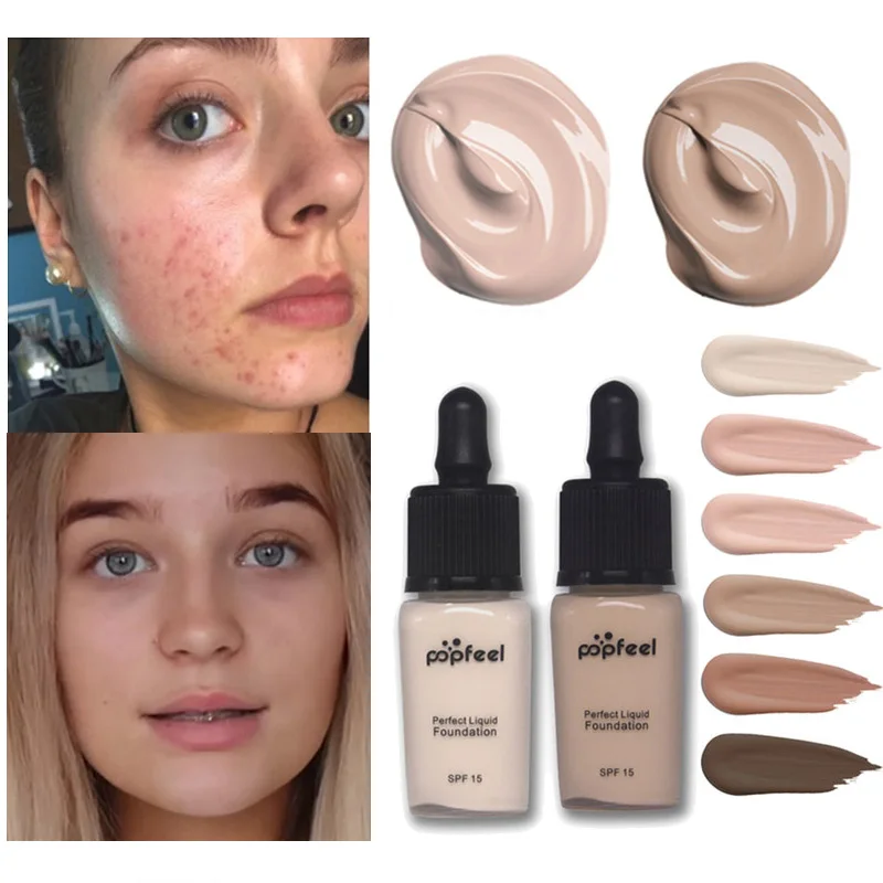 

Face Foundation Moisturizer Base Concealer Cream Long Lasting Matte Professional Makeup Liquid Full Coverage Make Up Foundation