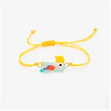 Go2boho MIYUKI браслет женский Тукан Pulseras Mujer детский прекрасный подарок ювелирные изделия детские животные простые браслеты ручной работы