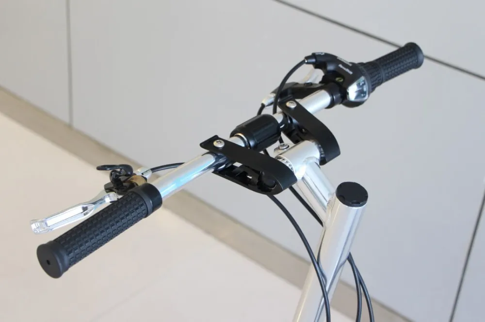 Абсолютно 3 секунды Быстрый Легкий Складной Алюминиевый сплав Руль для складывания складной велосипед Складные части велосипеда 25,4 мм руль