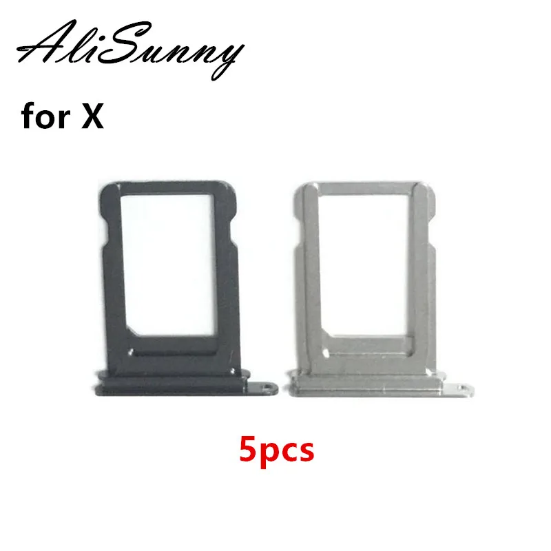 AliSunny 5 шт. держатель для SIM карты iPhone X 8X 8 Plus адаптер запасные части|tray holders|sim card traysim holder |