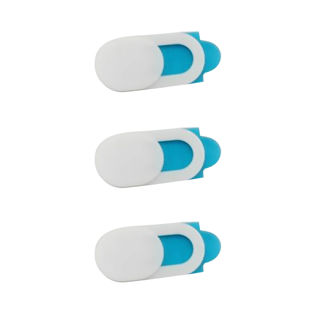 Pack of 3 Colour Webcam Cover Shutter Magnet Slider Camera Lens Privacy Sticker for Phone Laptop Universal Protection Cover