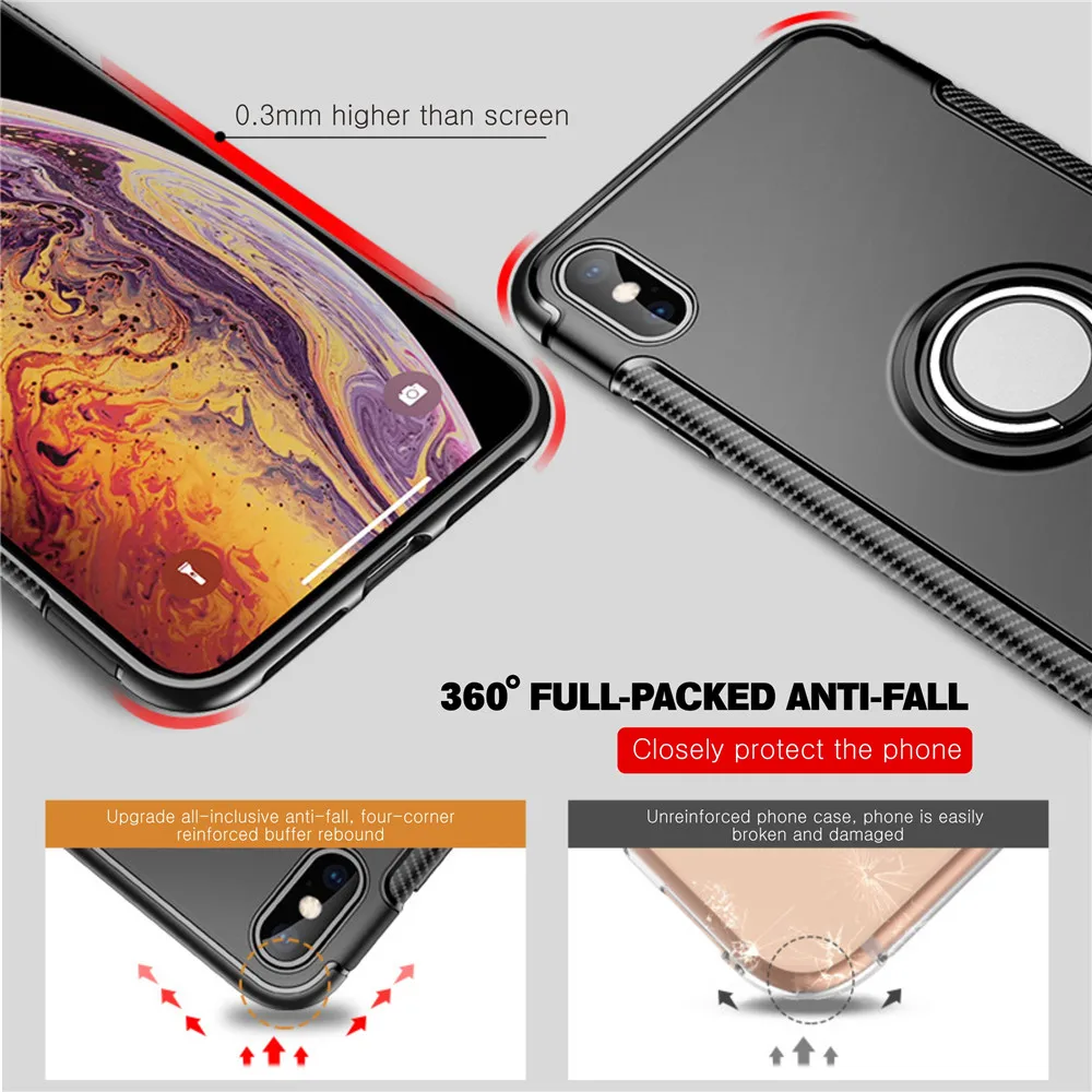 Противоударный чехол Vothoon для iphone 12 Po Max 11 Pro Xr Xs 6s 7 8 Plus противоударный силиконовый
