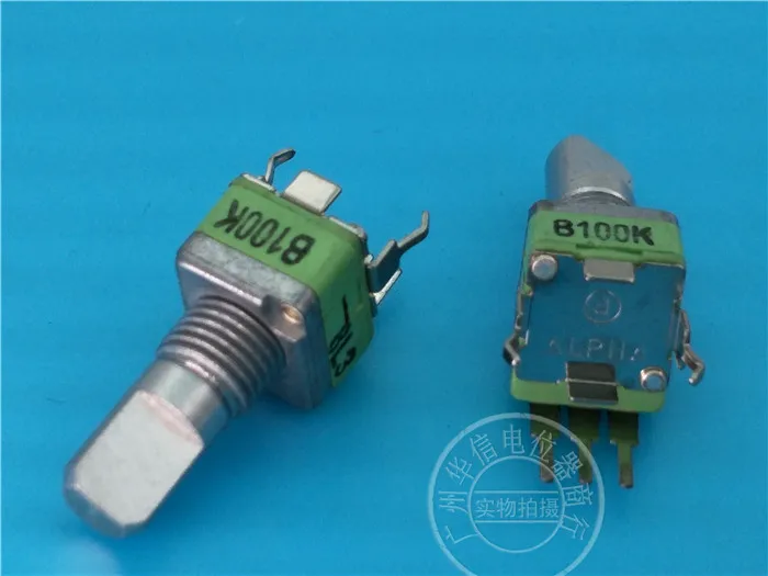 3pcs for ALPHA RD901F 09-type vertical mixer single potentiometer B100K / step 7 points / handle 15MMF