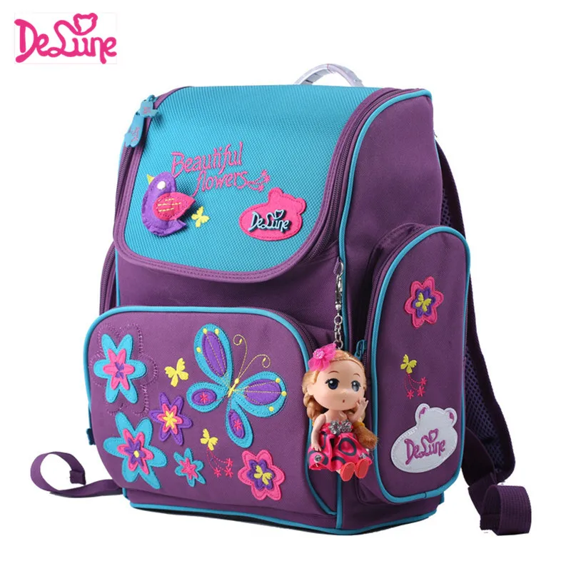 

Delune School Bags for Boys Girls Children Primary Student Orthopedic Backpacks Kids Schoolbag Kids Book Bag 1-003 4 In Russian