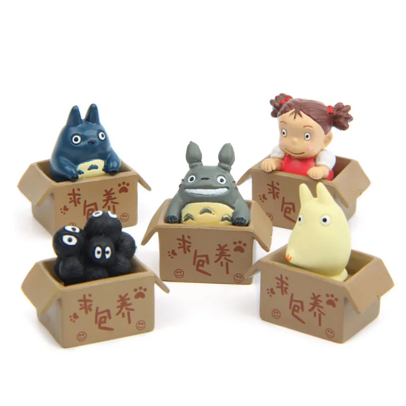 

Cute TOTORO Action Figure Cat Toys Home Decor Room Ornaments Dolls Kawaii Anime Figures Kids Gifts Christmas toys for children
