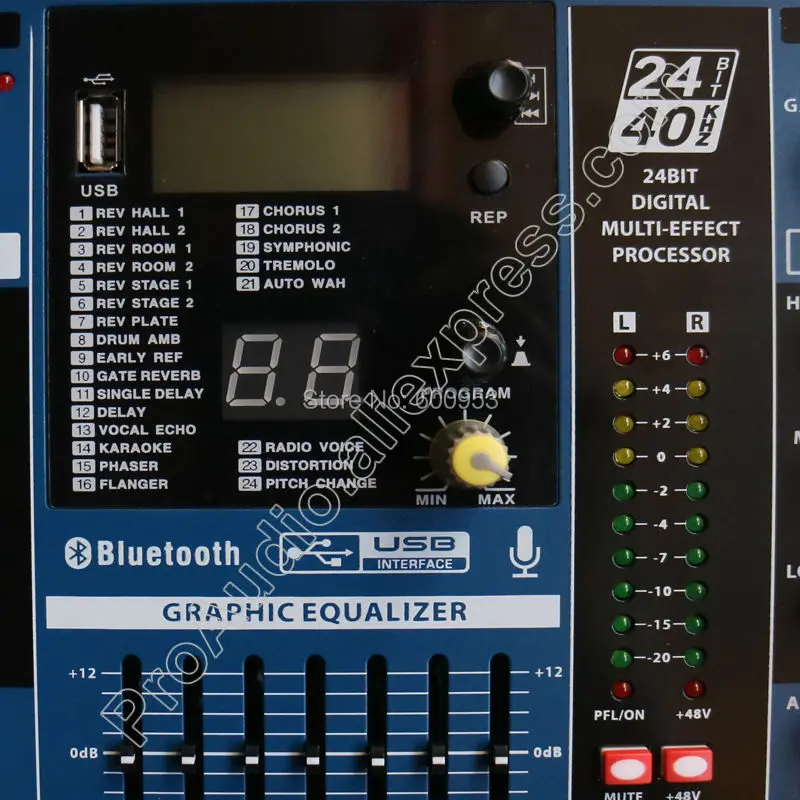 Micwl 6 8 10 пути Bluetooth 24-бит DSP цифровой эффект 40 кГц Live Студийный микрофон микшерный пульт микшер usb mp3 48 В