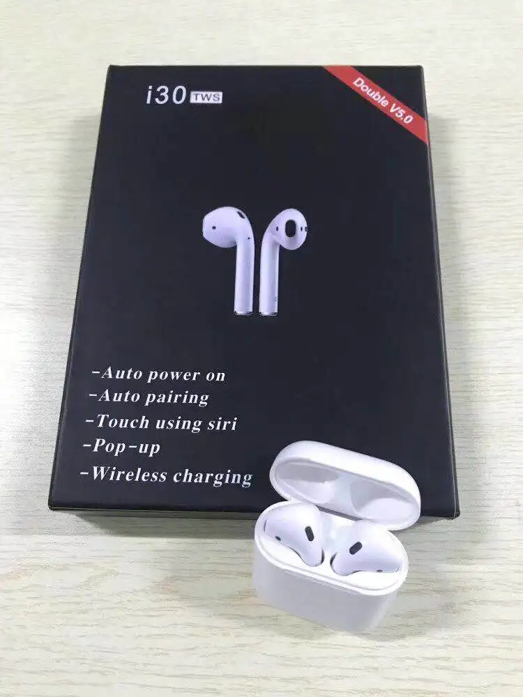 Pop up i30 TWS Bluetooth 5 0 наушники 6D супер бас Беспроводная гарнитура PK W1 чип лучше чем i16 i18