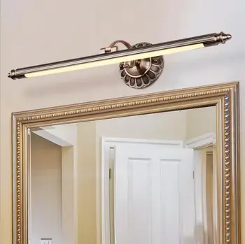 

American mirror light LED European mirror headlights moisture-proof bathroom anti-rust retro mirror cabinet lamp dressing table